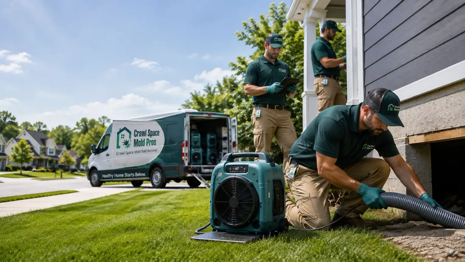 Crawl Space Mold Removal in Marengo, IA